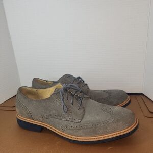 Cole Haan Mens Grand OS Two Tone Blue Gray Leather Saddle Oxford Shoes Sz 11 M